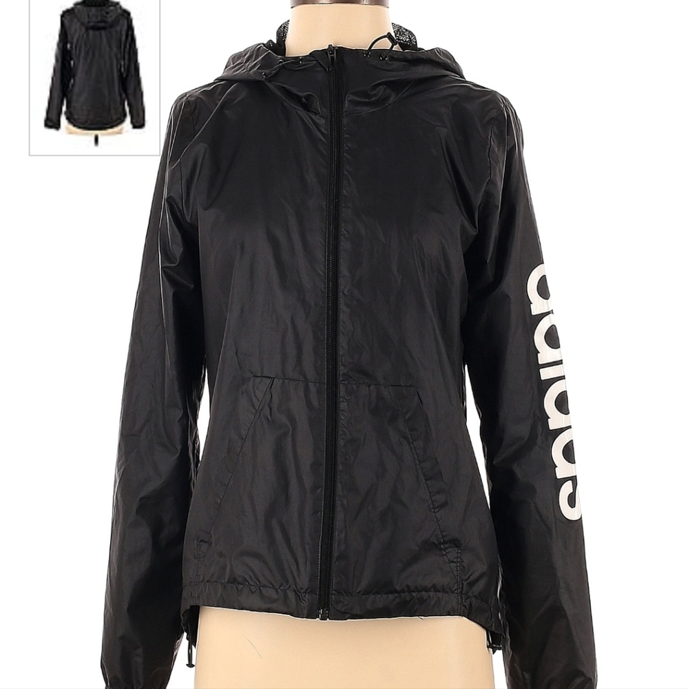 Adidas Essentials Linear Windbreaker Jacket - image 8